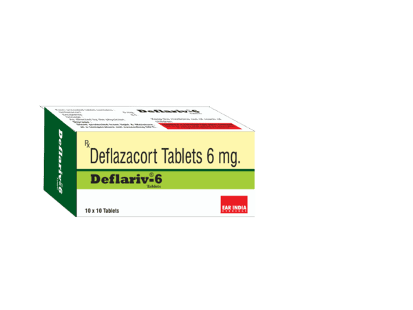 Def Tablets DEFLARIV-6 Tablet | Deflazacort 6 mg | East African India Overseas